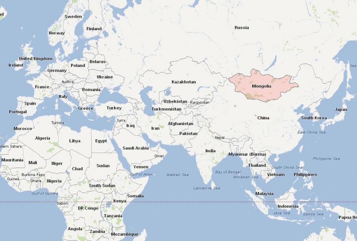 地图蒙古地图亚